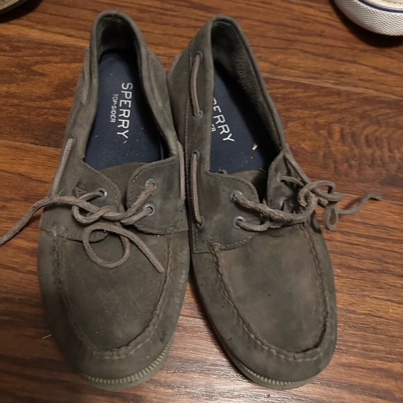 Men's Gray Sperry's - Picture 1 of 2
